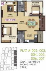 Shri Balaji Ocean (2BHK+2T (1,087 sq ft) 1087 sq ft) Shri Balaji Ocean (2BHK+2T (1,087 sq ft) 1087 sq ft)