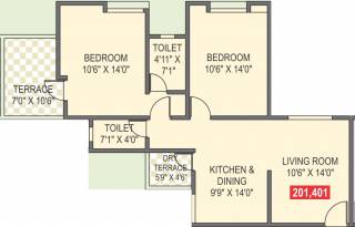 Harshad Ashok Nagar Phase III (2BHK+2T (1,058 sq ft) 1058 sq ft) Harshad Ashok Nagar Phase III (2BHK+2T (1,058 sq ft) 1058 sq ft)