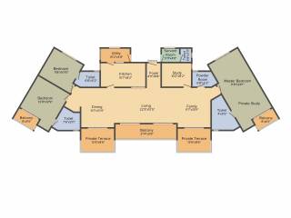 Ozone Metrozone (3BHK+4T (3,053 sq ft) + Study Room 3053 sq ft) Ozone Metrozone (3BHK+4T (3,053 sq ft) + Study Room 3053 sq ft)