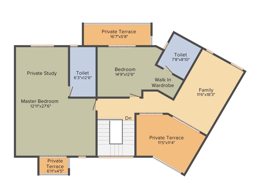 Ozone Metrozone (4BHK+5T (4,061 sq ft) + Servant Room 4061 sq ft)
