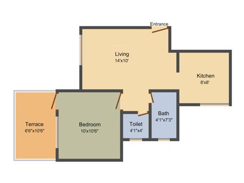 Aurum Vatika Phase 3 (1BHK+1T (584 sq ft) 584 sq ft) Aurum Vatika Phase 3 (1BHK+1T (584 sq ft) 584 sq ft)