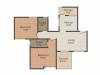 Arihanta Aastha (2BHK+2T (900 sq ft) 900 sq ft)