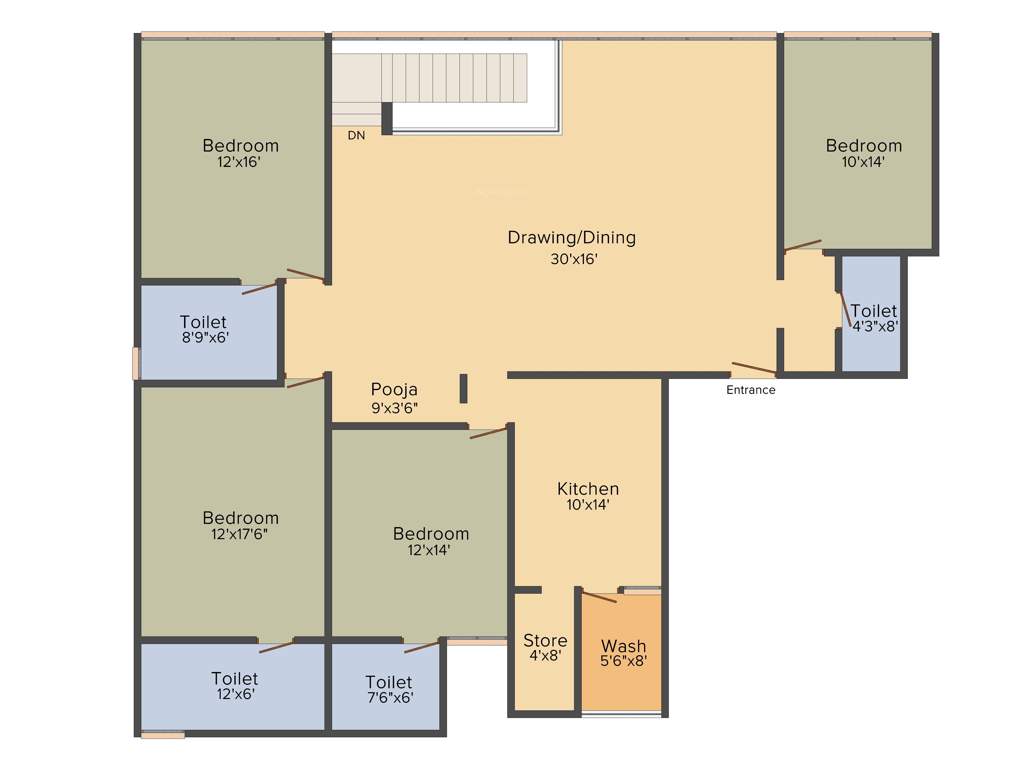 Shree 42 Parkview (5BHK+5T (4,734 sq ft) + Pooja Room 4734 sq ft)