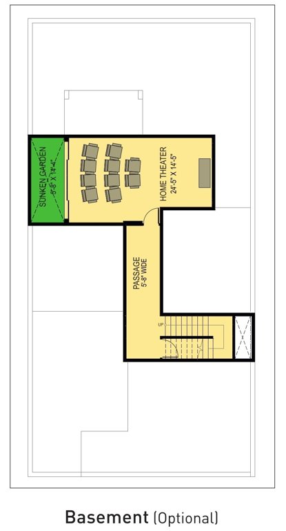  applewoods villa santolina Floor Plan Basement Floor Plan