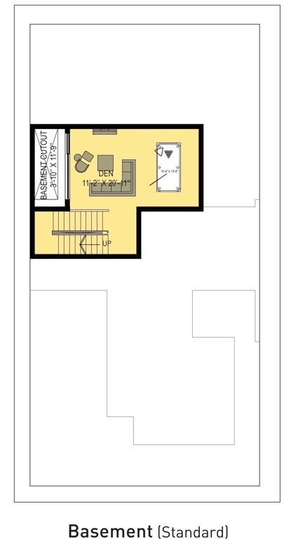  applewoods villa santolina Floor Plan Basement Floor Plan