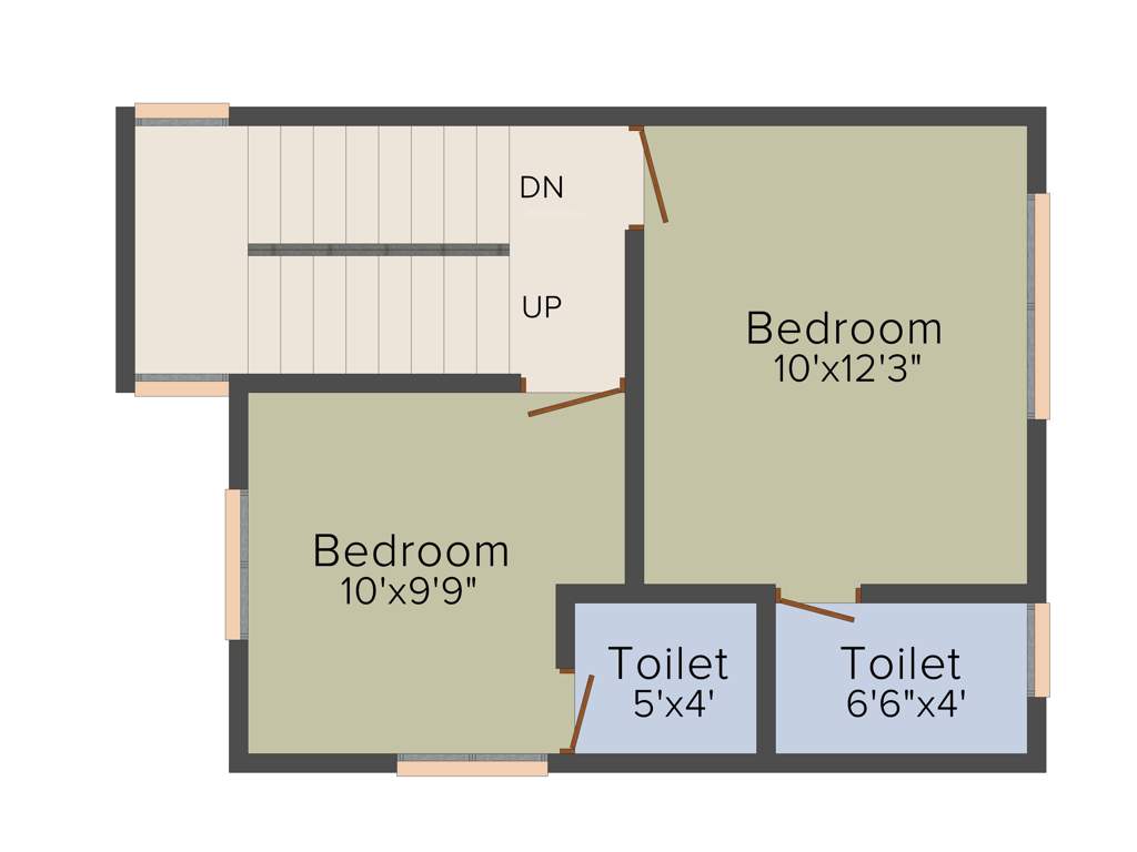 VHS Green Lotus (2BHK+3T (1,250 sq ft) 1250 sq ft)