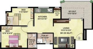 Shree Shivram Group Suvarna Siddhi (2BHK+2T (861 sq ft) 861 sq ft) Shree Shivram Group Suvarna Siddhi (2BHK+2T (861 sq ft) 861 sq ft)