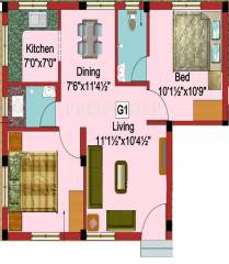 AP Arichandra (2BHK+2T (775 sq ft) 775 sq ft) AP Arichandra (2BHK+2T (775 sq ft) 775 sq ft)