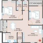 Hanuma Vedadri Homes (2BHK+2T (1,200 sq ft) + Pooja Room 1200 sq ft) Hanuma Vedadri Homes (2BHK+2T (1,200 sq ft) + Pooja Room 1200 sq ft)