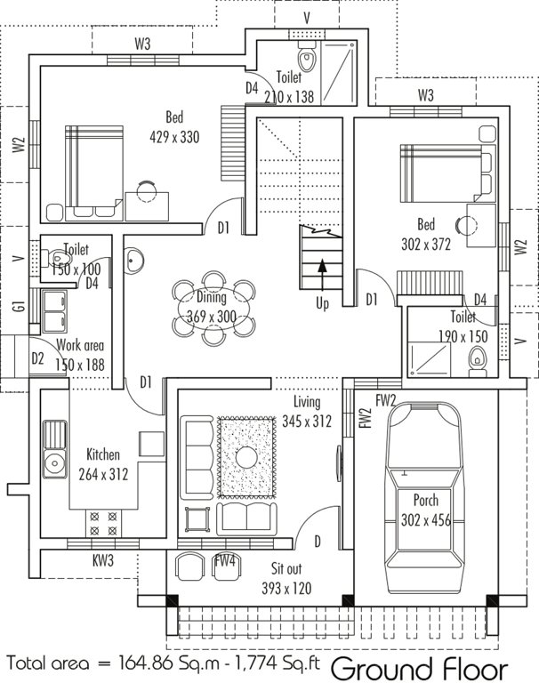 Jos Golden Melody Villas (3BHK+4T (1,774 sq ft) 1774 sq ft)