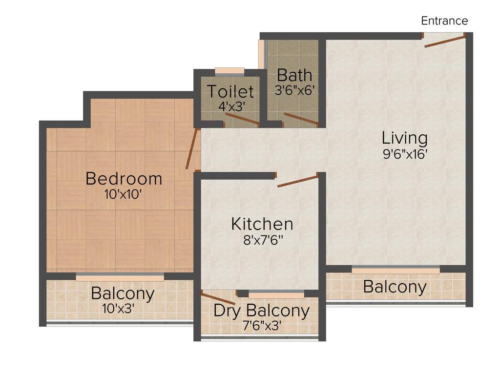 RMP Vandana Heights (1BHK+1T (675 sq ft) 675 sq ft)