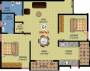 Sagar Royal (2BHK+2T (1,050 sq ft) + Pooja Room 1050 sq ft) Sagar Royal (2BHK+2T (1,050 sq ft) + Pooja Room 1050 sq ft)