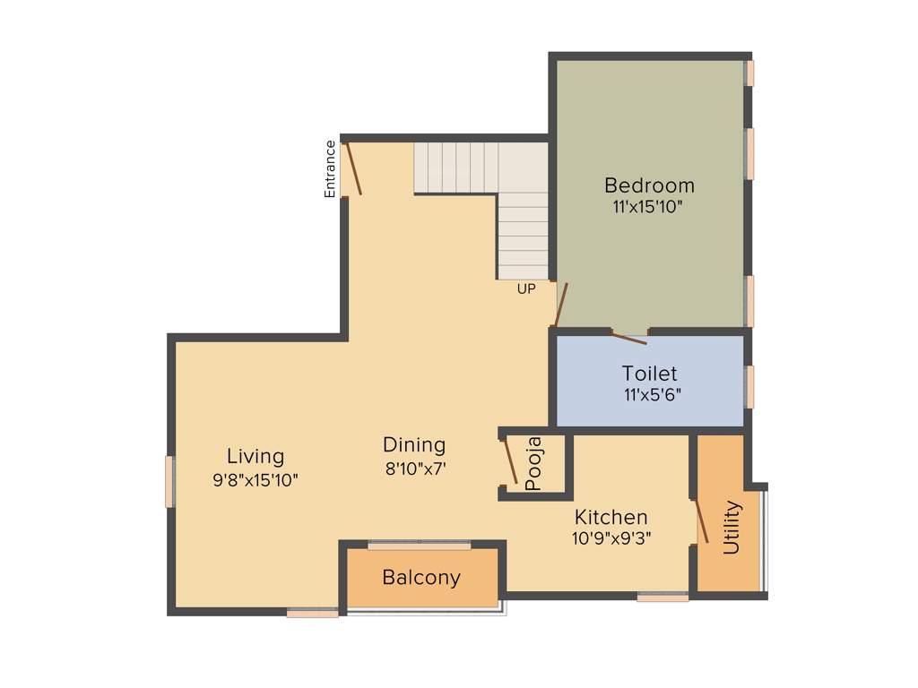 Sagar Spring (3BHK+3T (2,100 sq ft) + Pooja Room 2100 sq ft)