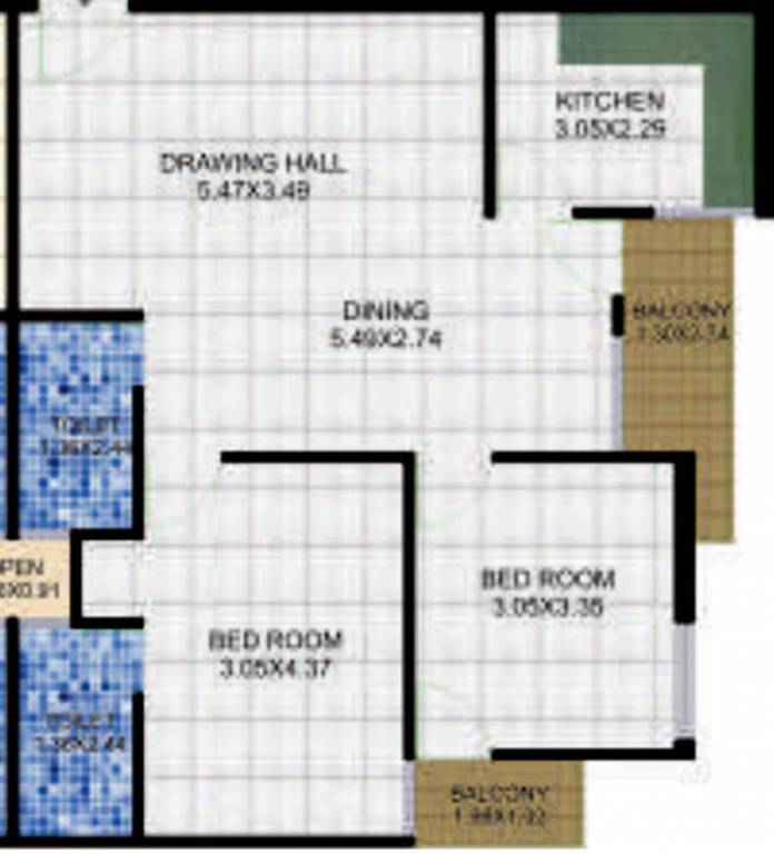 Blue Lotus Orange Woods (2BHK+2T (1,160 sq ft) 1160 sq ft) Blue Lotus Orange Woods (2BHK+2T (1,160 sq ft) 1160 sq ft)
