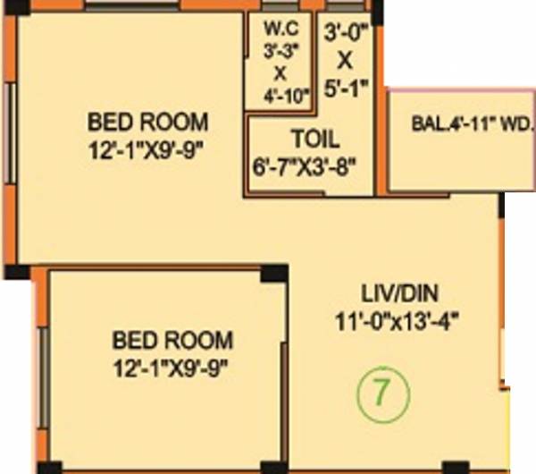 Housing Havens (2BHK+2T (618 sq ft) 618 sq ft) Housing Havens (2BHK+2T (618 sq ft) 618 sq ft)