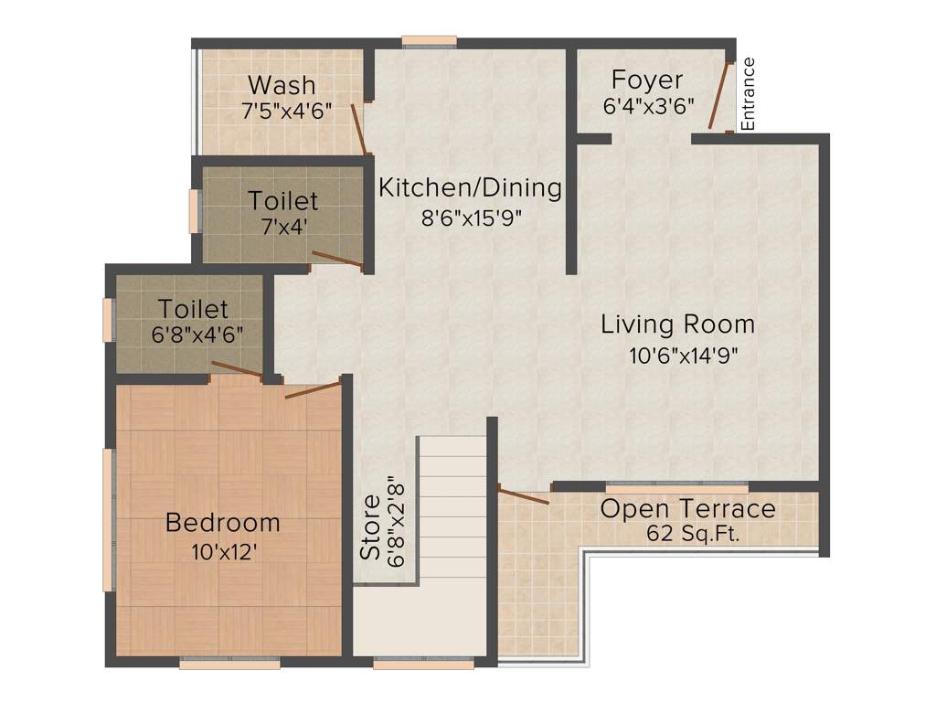 Raama Shikhar (3BHK+3T (1,880 sq ft) 1880 sq ft)