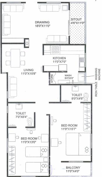 Danish Housing Society Westend Avenue (2BHK+2T (1,440 sq ft) 1440 sq ft) Danish Housing Society Westend Avenue (2BHK+2T (1,440 sq ft) 1440 sq ft)