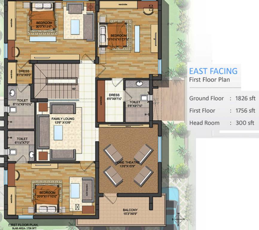 Vessella Villas (4BHK+4T (3,882 sq ft) + Servant Room 3882 sq ft)