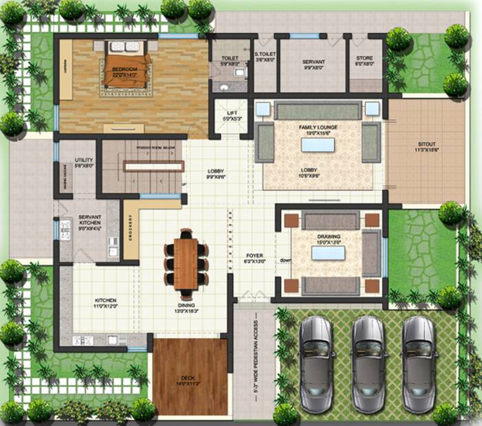 Vessella Villas (5BHK+6T (6,500 sq ft) + Servant Room 6500 sq ft)
