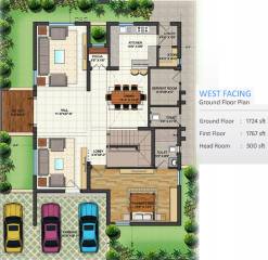 Upper Ground Floor Plan villas Floor Plan Upper Ground Floor Plan