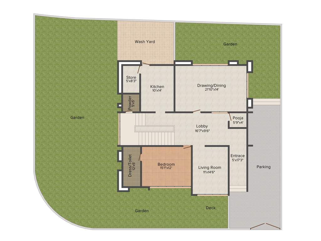 Shivalik Florette (5BHK+6T (5,850 sq ft) + Pooja Room 5850 sq ft)