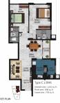 Cordon Viswaas (2BHK+2T (1,202 sq ft) 1202 sq ft)