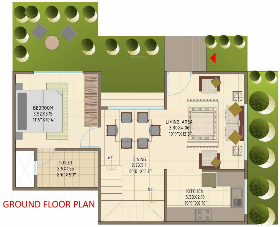 Aratt Cityscape Villa (4BHK+4T (2,300 sq ft) + Servant Room 2300 sq ft)