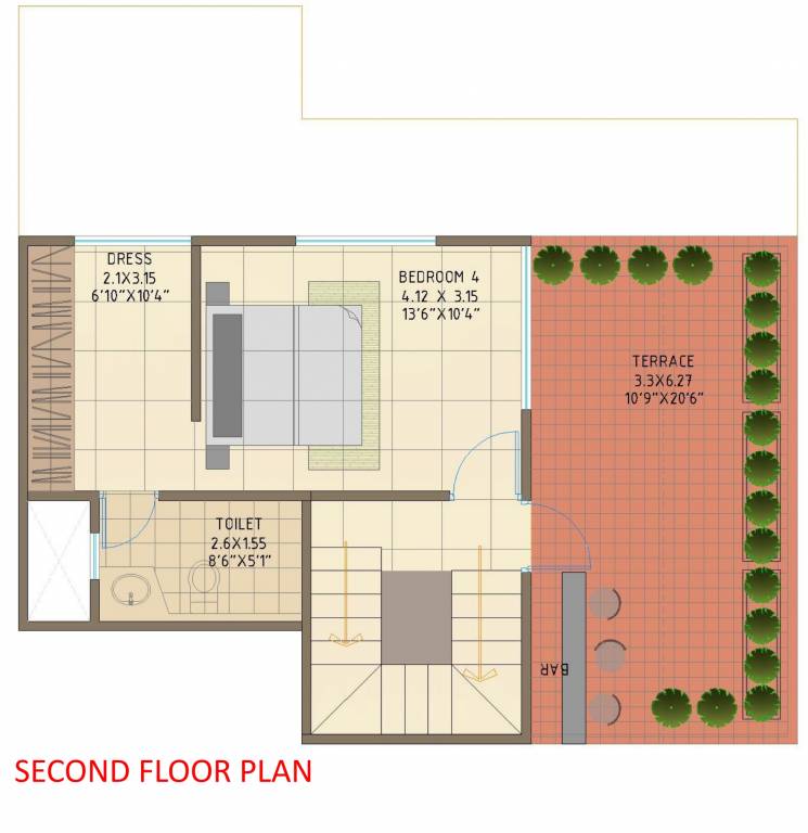 Aratt Cityscape Villa (4BHK+4T (2,300 sq ft) + Servant Room 2300 sq ft)