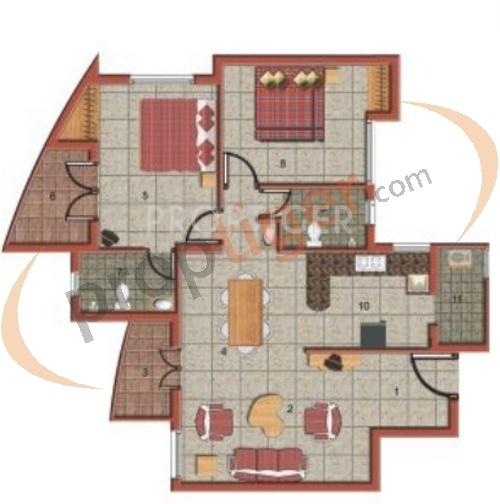 Jain Amrit Kalash (2BHK+2T (920 sq ft) 920 sq ft)