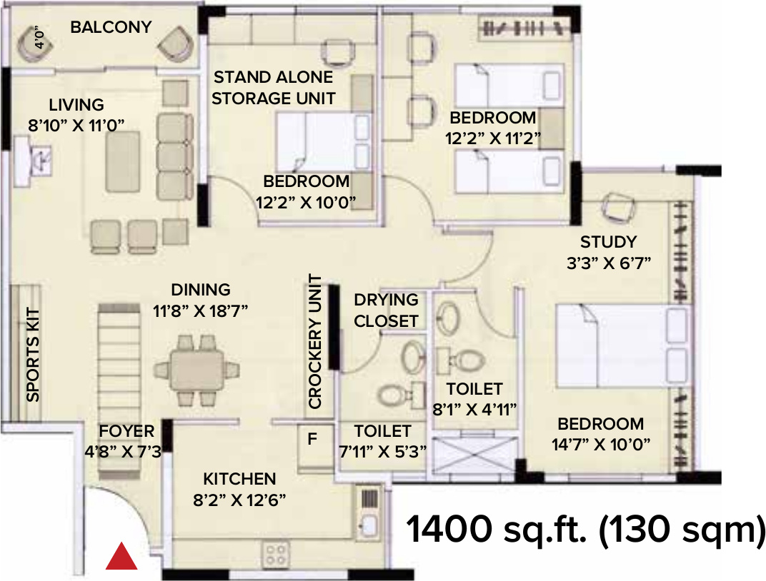 Brigade Gardenia in JP Nagar Phase 7, Bangalore Price