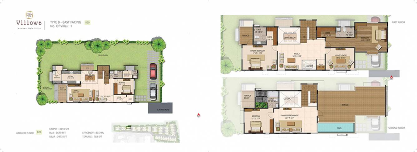 Ajmera Villows (4BHK+5T (3,973 sq ft) + Servant Room 3973 sq ft)