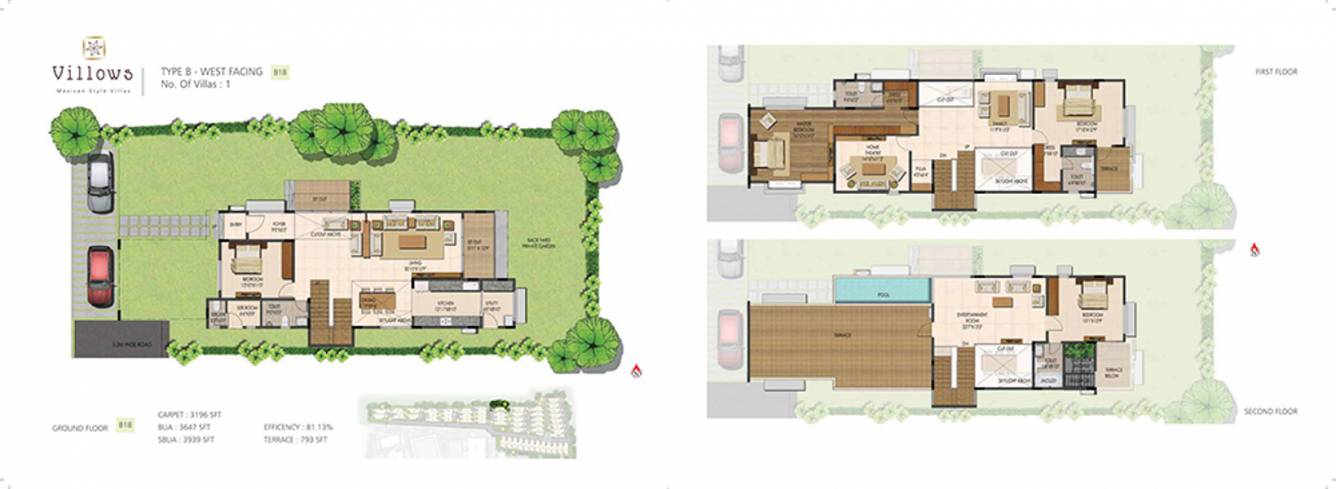 Ajmera Villows (4BHK+5T (3,939 sq ft) + Servant Room 3939 sq ft)