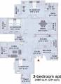 Brigade Millennium Jacaranda (3BHK+3T (2,480 sq ft)   Servant Room 2480 sq ft)