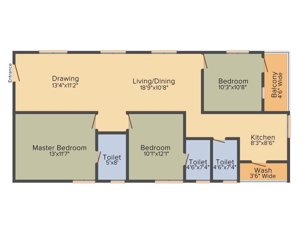 Himagiri Pottapus Hima Sai Srinidhim (3BHK+3T (1,440 sq ft) 1440 sq ft)