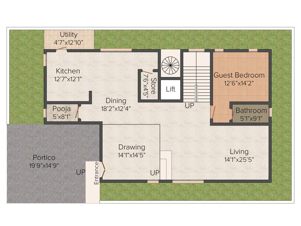 Karni Tesoro Villas (4BHK+4T (5,300 sq ft) + Study Room 5300 sq ft)