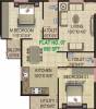 VR Meadows (2BHK+2T (950 sq ft) 950 sq ft)