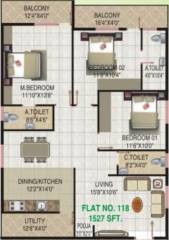 VR Meadows (3BHK+3T (1,527 sq ft) 1527 sq ft) VR Meadows (3BHK+3T (1,527 sq ft) 1527 sq ft)