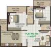 VR Meadows (2BHK+2T (1,134 sq ft) 1134 sq ft)