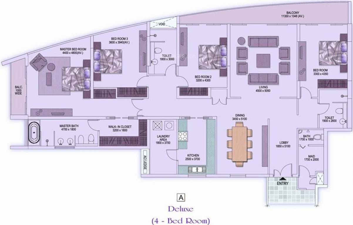 Shrachi Rosedale Garden (4BHK+3T (2,913 sq ft) 2913 sq ft) Shrachi Rosedale Garden (4BHK+3T (2,913 sq ft) 2913 sq ft)