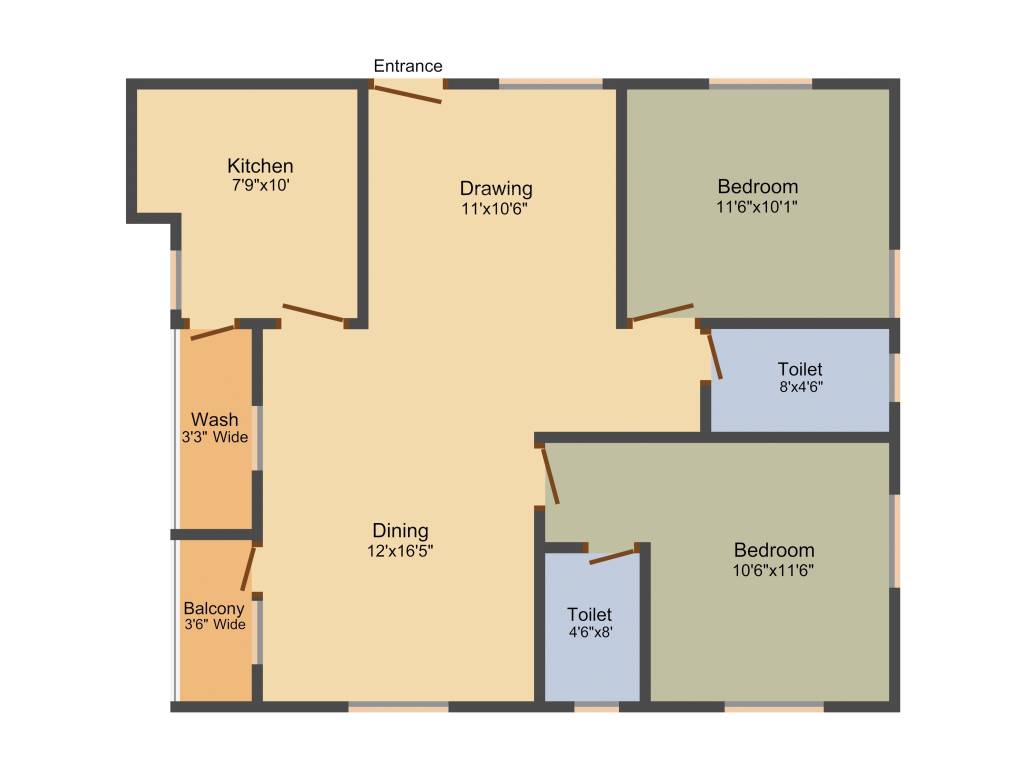Saba Holdings And Developers Exotica (2BHK+2T (1,115 sq ft) 1115 sq ft) Saba Holdings And Developers Exotica (2BHK+2T (1,115 sq ft) 1115 sq ft)