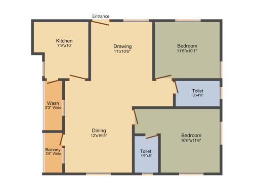 Saba Holdings And Developers Exotica (2BHK+2T (1,115 sq ft) 1115 sq ft) Saba Holdings And Developers Exotica (2BHK+2T (1,115 sq ft) 1115 sq ft)