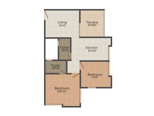 Dugad Pushpa Pearl (2BHK+2T (810 sq ft) 810 sq ft) Dugad Pushpa Pearl (2BHK+2T (810 sq ft) 810 sq ft)