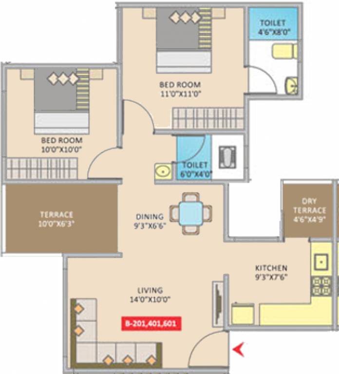 Shankeshwar Crimson (2BHK+2T (899 sq ft) 899 sq ft) Shankeshwar Crimson (2BHK+2T (899 sq ft) 899 sq ft)
