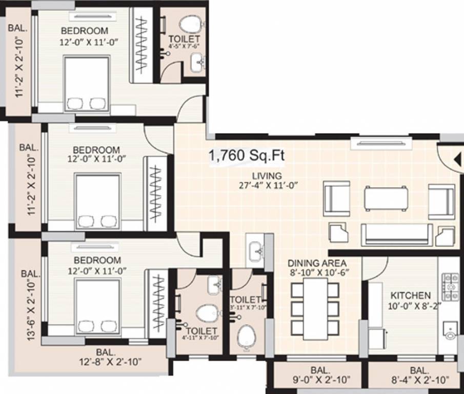  heights Floor Plan Floor Plan