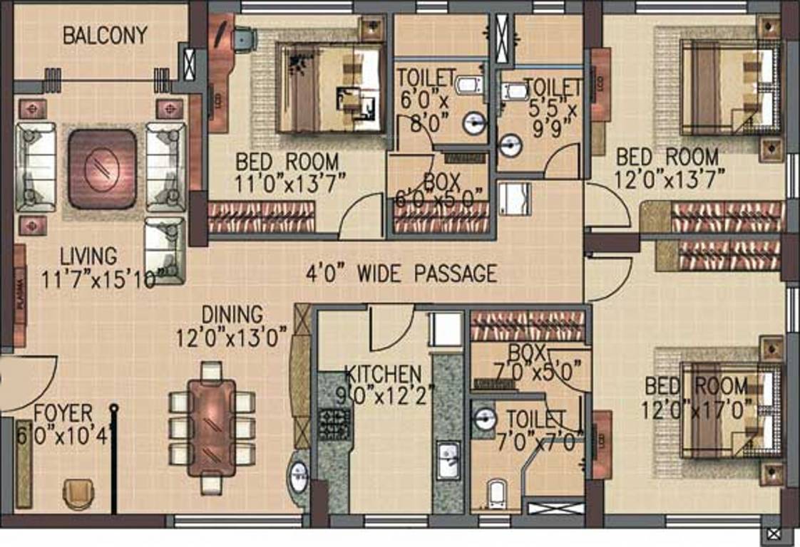 Infinity Heights (3BHK+3T (2,237 sq ft) 2237 sq ft) Infinity Heights (3BHK+3T (2,237 sq ft) 2237 sq ft)