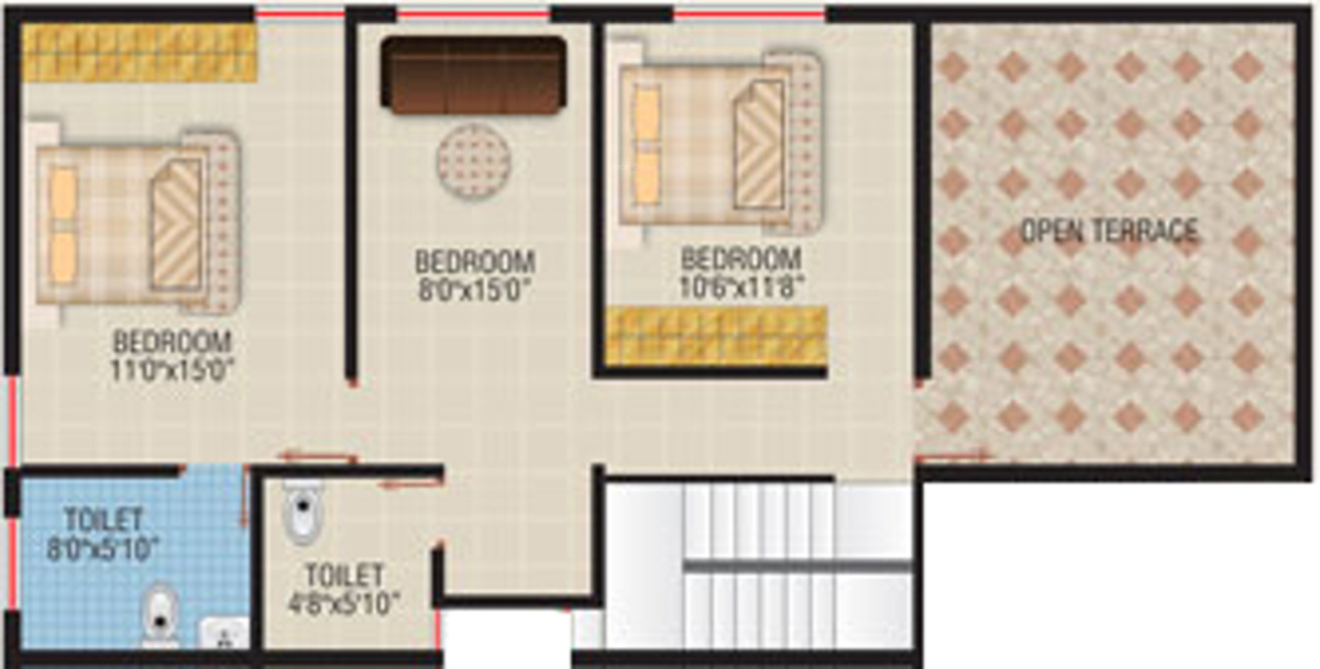 Sagar Ventures Greens (3BHK+3T (2,100 sq ft) + Pooja Room 2100 sq ft)
