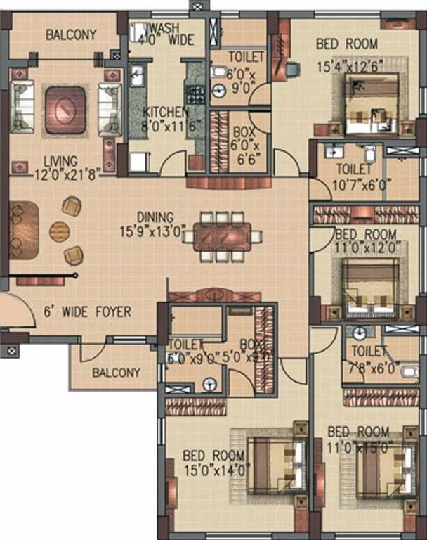 Infinity Heights (4BHK+4T (2,840 sq ft) 2840 sq ft) Infinity Heights (4BHK+4T (2,840 sq ft) 2840 sq ft)