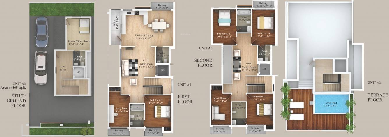  barnaby villas Floor Plan Floor Plan