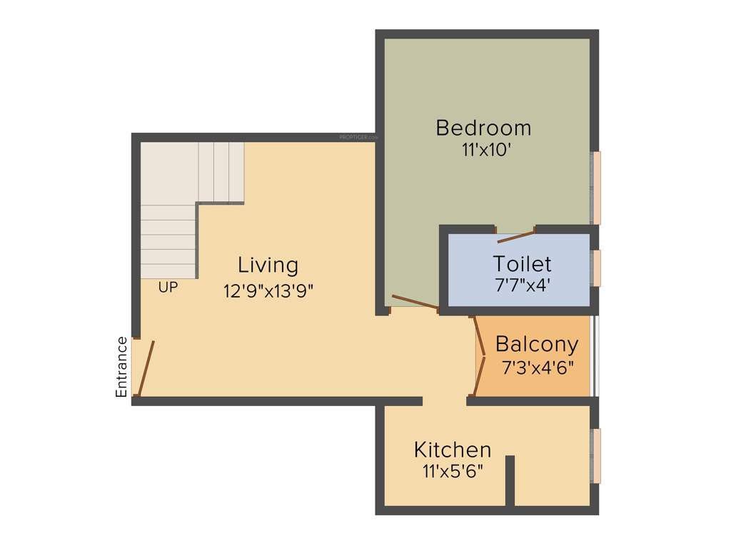 Acacia Chamanthi (3BHK+3T (1,287 sq ft) 1287 sq ft)