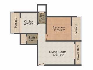 Ashish Ashiyana (1BHK+1T (730 sq ft) 730 sq ft)